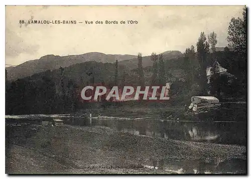 Cartes postales LAMALIOU LES BAINS Vue des Bords de l'Orb