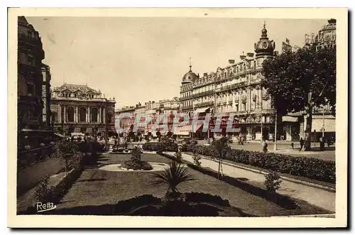 Cartes postales MONTPELLIER La Place de la Comedie