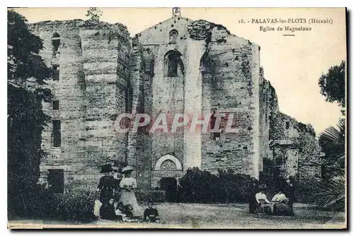 Cartes postales PALAVAS les FLOTS Eglise de Maguelone