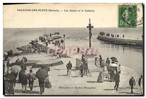 Cartes postales PALAVAS LES FLOTS Jetecs et le Caluaire