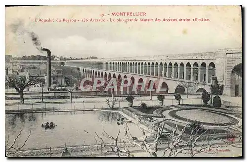 Cartes postales MONTPELLIER Aqueduc du Peyrou