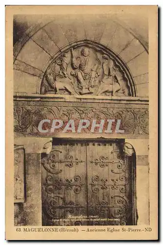 Cartes postales MAGUELONNE ancienne Eglise St Pierre