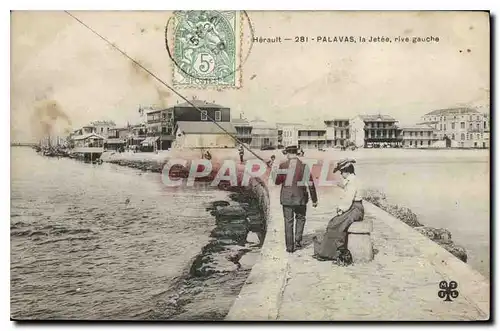 Cartes postales PALAVAS la jetee rive gauche