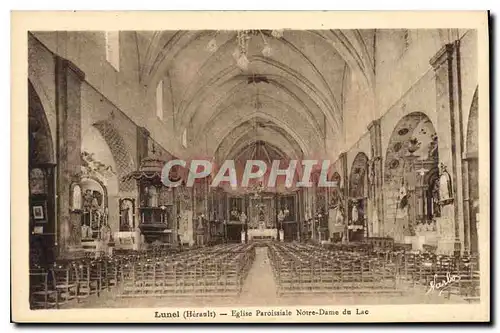 Cartes postales Lunel Eglise Paroissiale Notre Dame du Lac