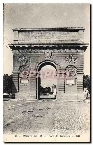 Cartes postales MONTPELLIER L'Arc de Triomphe