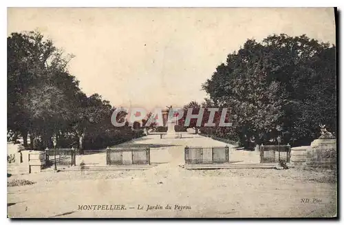 Ansichtskarte AK MONTPELLIER Le Jardin du Peyrou