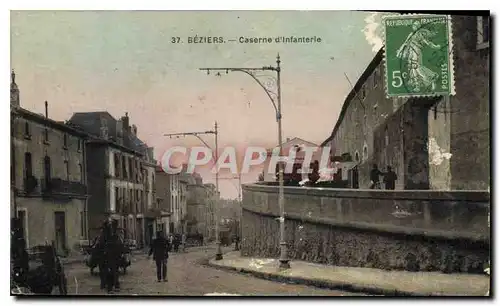 Cartes postales BEZIERS Caserne d'Infanterie