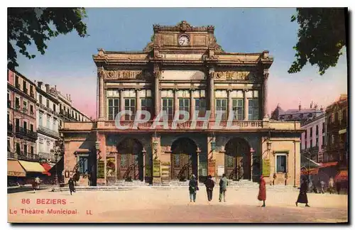 Cartes postales BEZIERS Le Theatre Munucipal