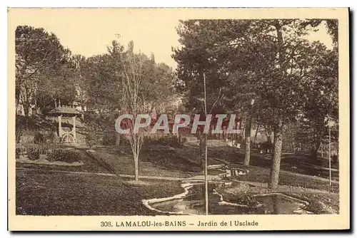 Cartes postales LAMALOU les BAINS Jardin de l Usclade