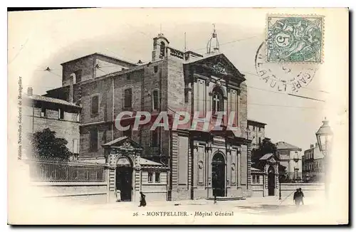 Cartes postales MONTPELLIER Hopital General