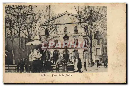 Cartes postales Cette Place de La Mairie