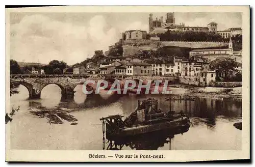 Cartes postales Beziers Vue sur le Pont neuf