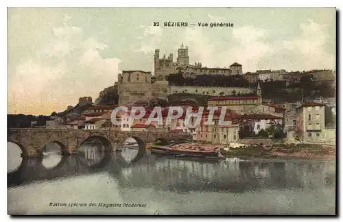 Cartes postales BEZIERS Vue generale