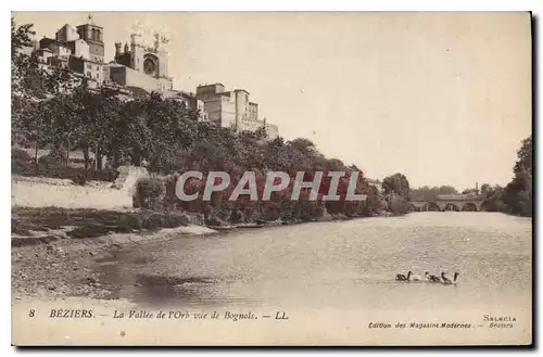 Cartes postales BEZIERS La Vallee de l'Orb vue de Bognols