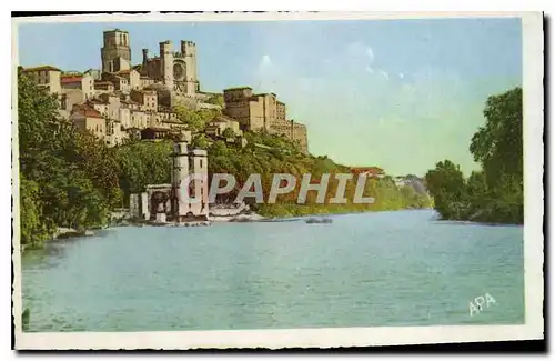 Cartes postales Beziers L'Orb et la cathedrale