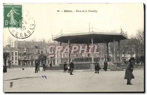 Ansichtskarte AK Beziers Place de la Citadelle