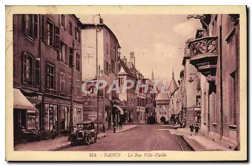 Cartes postales NANCY Rue Ville Vieille