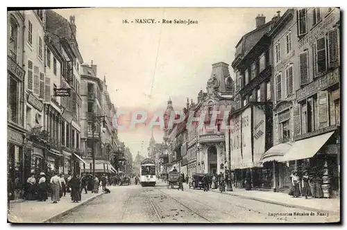 Cartes postales NANCY Rue Saint Jean