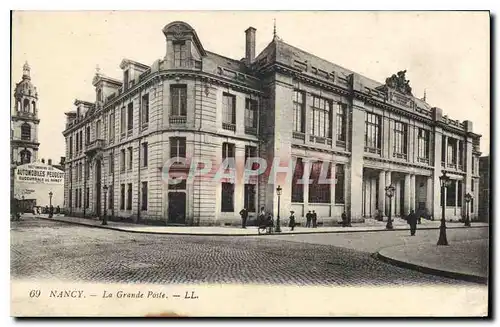 Cartes postales NANCY La Grande Poste