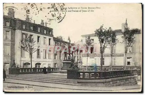 Ansichtskarte AK NANCY Square Lafayette et statue Jeanne d'Arc