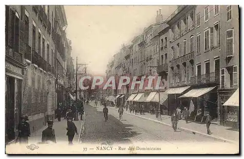 Cartes postales NANCY Rue des Dominicans