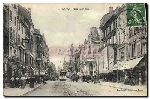 Cartes postales NANCY Rue Saint Jean