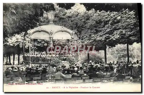 Cartes postales NANCY A la Pepiniere Pendant le Concert