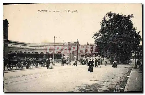 Cartes postales NANCY La Gare