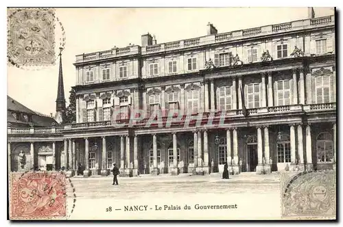 Cartes postales NANCY Le Palais du Gouvernment