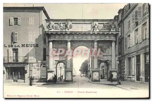 Cartes postales NANCY PORTE STANISLAS