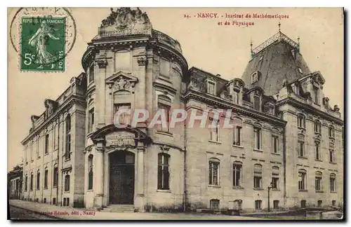 Cartes postales Nancy Institut de Mathematiques et de Physique