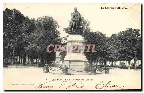 Cartes postales Nancy Statue du General Drouot