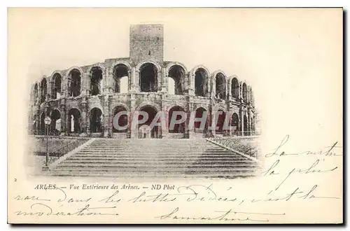 Cartes postales Arles Vue Exterieure des Arenes