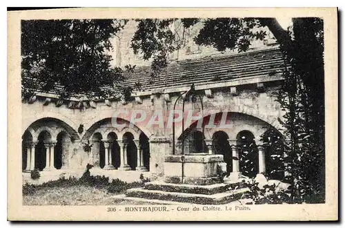 Cartes postales Montmajour Cour du Cloitre