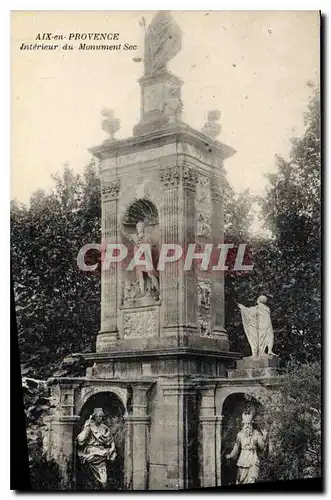 Cartes postales Aix en Provence Interieur du Monument Sec