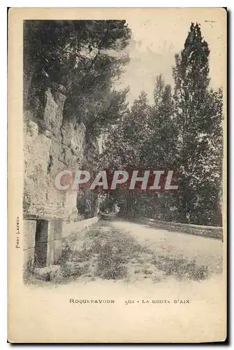 Cartes postales Roquefavour La Route d'Aix