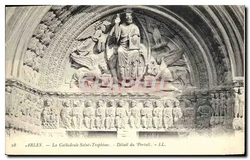 Cartes postales Arles La Cathedrale St Trophime