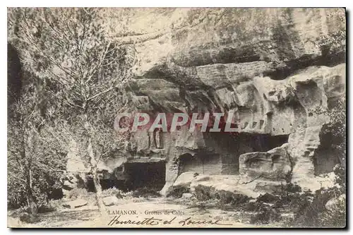 Cartes postales Lamanon Grottes de Cales