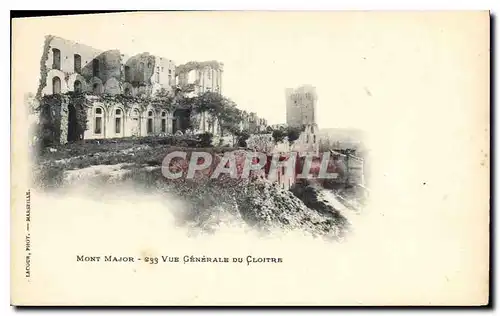 Cartes postales Mont Major Vue generale du Cloitre