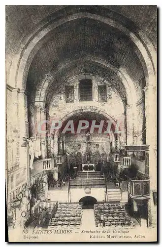 Cartes postales Saintes Maries Sanctuaire de la Basilique