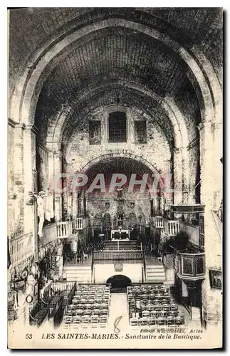 Cartes postales Les Saintes Maries Sanctuaire de la Basilique