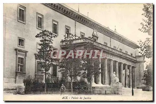 Ansichtskarte AK Aix Palais de Justice