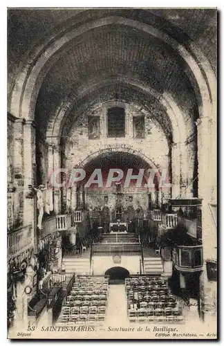 Cartes postales Saintes Maries Sanctuaire de la Basilique