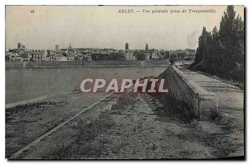 Cartes postales Arles Vue generale prise de Trinquetaille