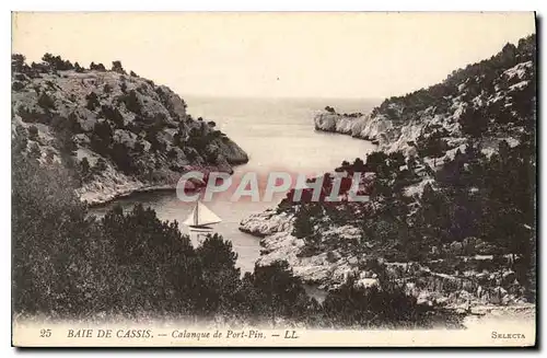 Cartes postales Baie de Cassis Calanque de Port Pin