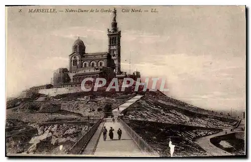 Cartes postales Marseille Notre Dame de la Garde Cote Nord