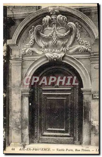 Cartes postales Aix en Provence Vieille Porte Rue Thiers