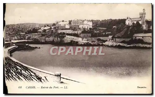 Cartes postales Cassis entree du Port