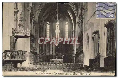 Ansichtskarte AK Aix en Provence cathedrale Saint Sauveur XIII siecle