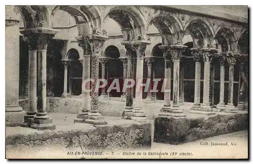 Cartes postales Aix en Provence Cloitre de la cathedrale XI siecle